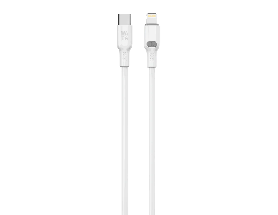 HAVIT CB6281 USB-C to Lightning Silicon Cable for iPhone 1m -White HAVIT CB6281 USB-C to Lightning Silicon Cable for iPhone 1m -White